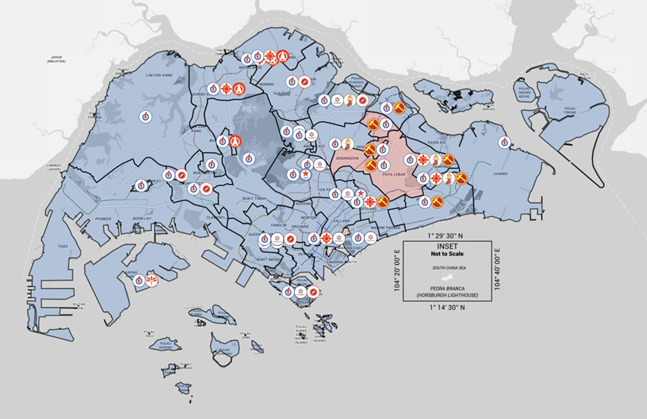 Singapore Electoral Map Preview